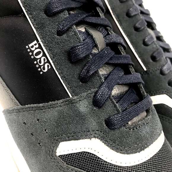 NIB Hugo Boss Blue Running-Style Sneakers - Picture 6 of 8